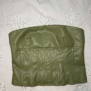 Superdown Odessa Corset in Olive size M - like new
